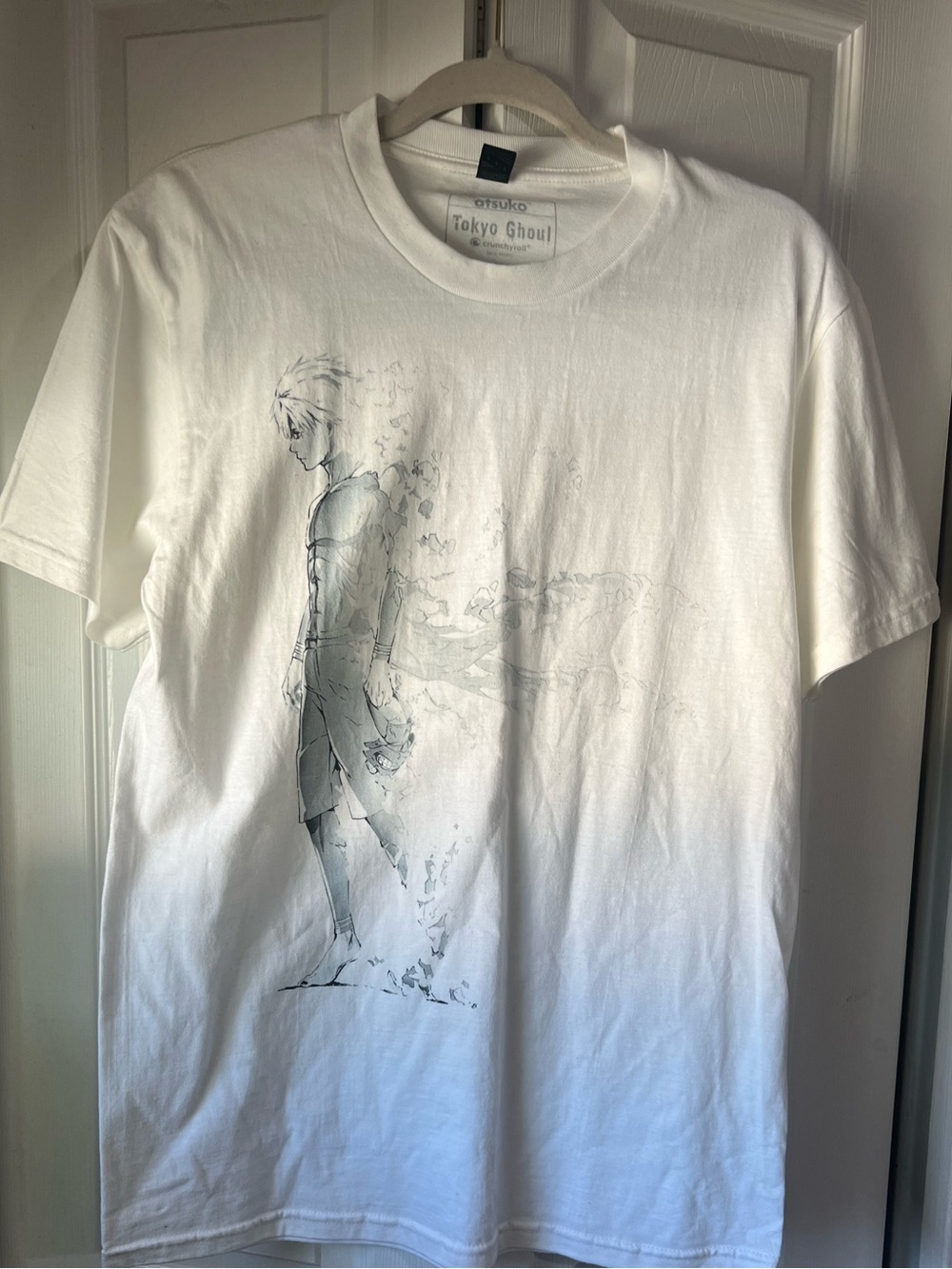 One Eyed Ghoul Kaneki White Tee
